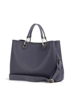 My EA Handtasche Lederimitat dunkelblau