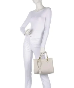 My EA Handtasche Lederimitat beige