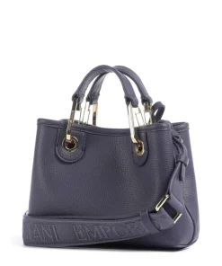 My EA Handtasche Lederimitat dunkelblau