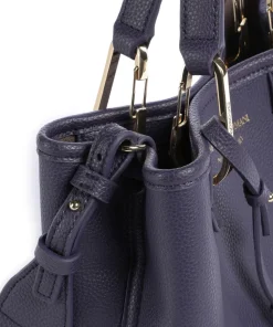 My EA Handtasche Lederimitat dunkelblau