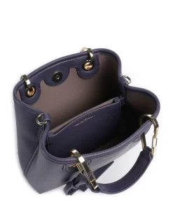 My EA Handtasche Lederimitat dunkelblau