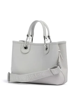 My EA Handtasche Lederimitat hellgrau