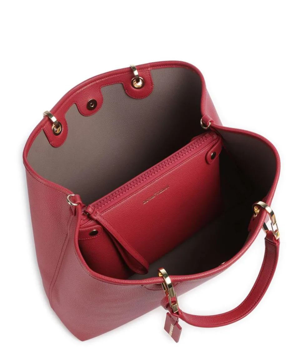 My EA Handtasche Lederimitat dunkelrot