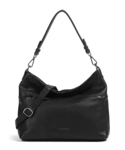 My old Friend Beuteltasche genarbtes Leder schwarz