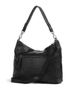 My old Friend Beuteltasche genarbtes Leder schwarz