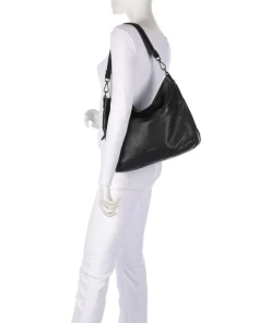 My old Friend Beuteltasche genarbtes Leder schwarz