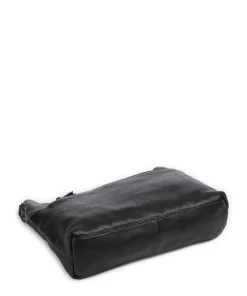 My old Friend Beuteltasche genarbtes Leder schwarz