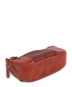 My Umhängetasche Leder dunkelrot