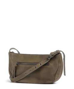 My Umhängetasche Leder olivgrün