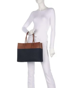 Myrtha Denim Shopper Baumwolle dunkelblau