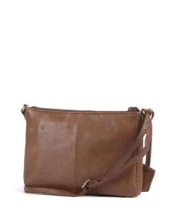 Natural Norah Umhängetasche Leder cognac