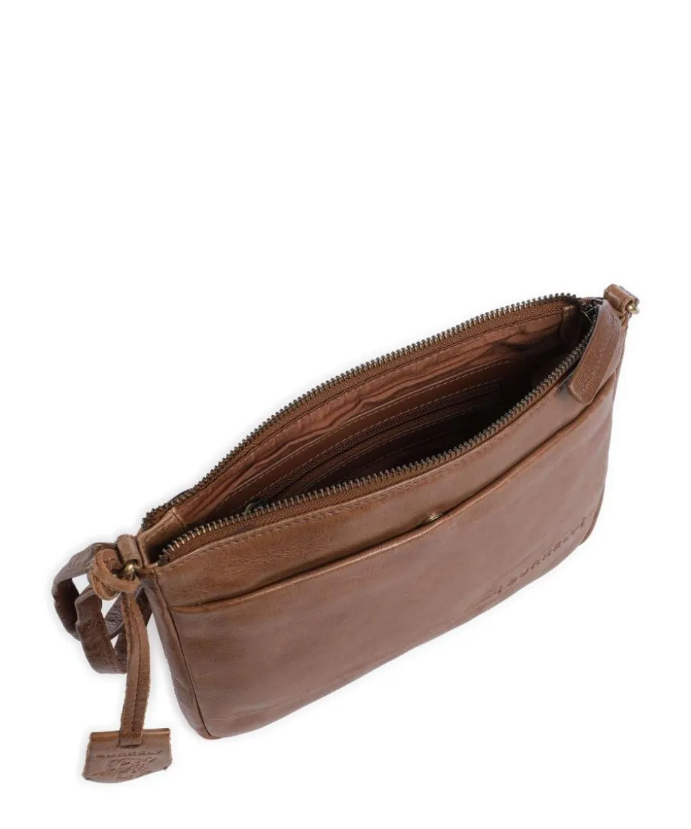 Natural Norah Umhängetasche Leder cognac
