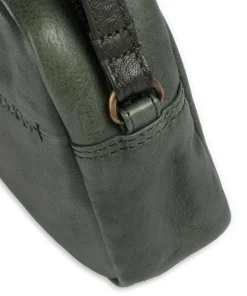 Natural Norah Umhängetasche genarbtes Rindsleder dunkelgrün