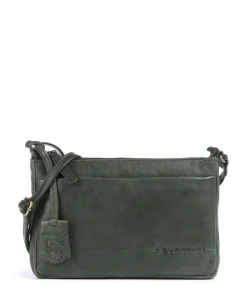Natural Norah Umhängetasche Leder dunkelgrün