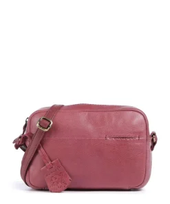 Natural Norah Umhängetasche genarbtes Rindsleder pink