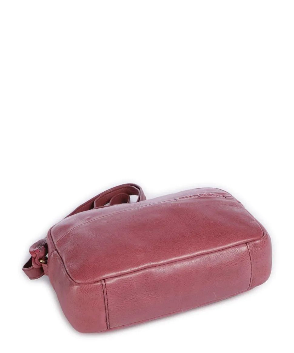 Natural Norah Umhängetasche genarbtes Rindsleder pink