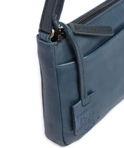 Natural Norah Umhängetasche Leder dunkelblau