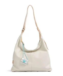 Naxos Clara Beuteltasche fein genarbtes Rindsleder beige