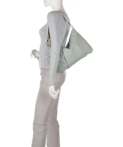 Naxos Mireya Beuteltasche Kalbsleder grün