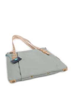 Naxos Yoana Shopper fein genarbtes Rindsleder grünblau