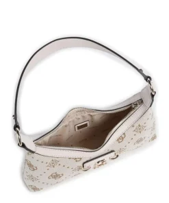 Neda 4G Peony Logo Schultertasche Canvas creme