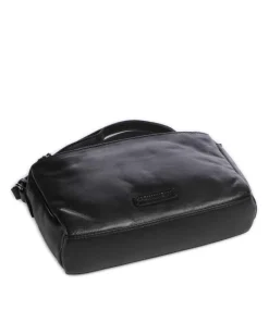 Nelson 1 Umhängetasche genarbtes Leder schwarz