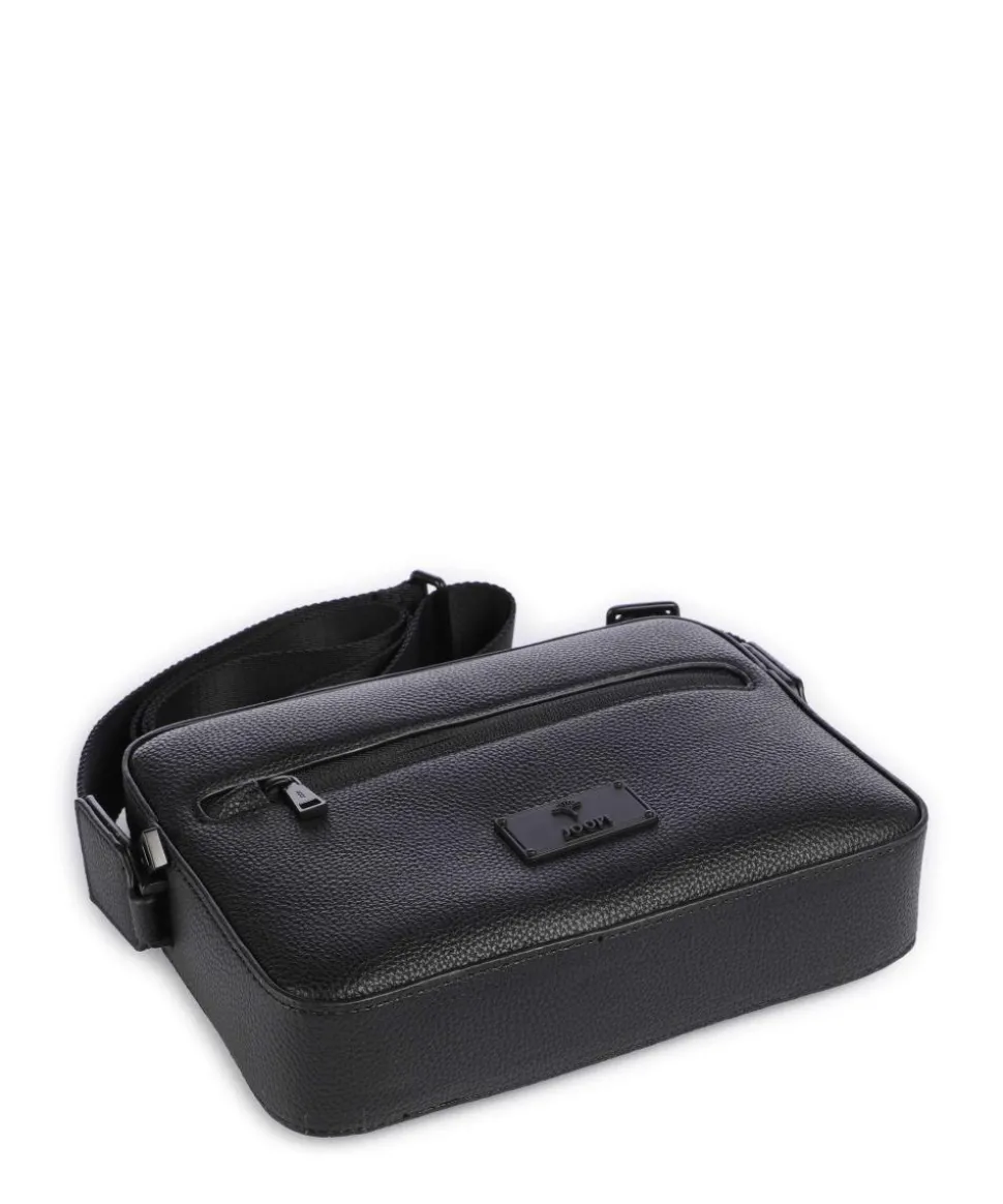 Nepezzano Pino Umhängetasche Lederimitat schwarz