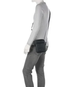 Nepezzano Rafael Umhängetasche Lederimitat schwarz