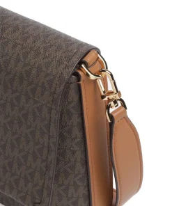 Nessa Large Schultertasche Lederimitat dunkelbraun