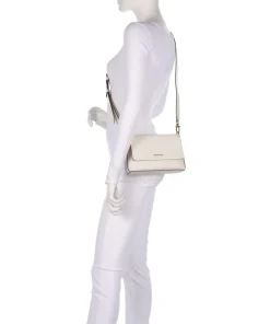 Nessa Small Umhängetasche genarbtes Rindsleder creme