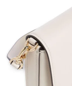 Nessa Small Umhängetasche genarbtes Rindsleder creme