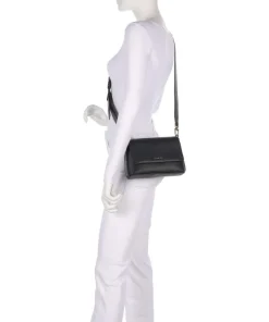 Nessa Small Umhängetasche genarbtes Rindsleder schwarz