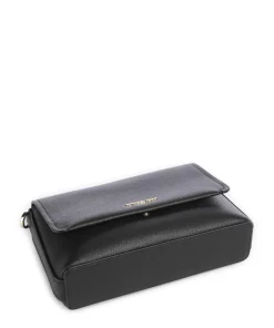 Nessa Small Umhängetasche genarbtes Rindsleder schwarz