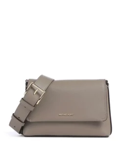 Nessa Small Umhängetasche genarbtes Rindsleder taupe