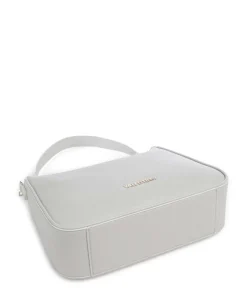 Never Beuteltasche Lederimitat hellgrau