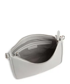 Never Beuteltasche Lederimitat hellgrau