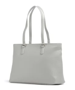 Never Shopper Lederimitat hellgrau