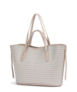 Never Without Bag Monogram Shopper Canvas altrosa