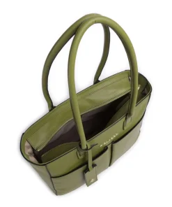 Nevet Shopper 13″ fein genarbtes Rindsleder olivgrün