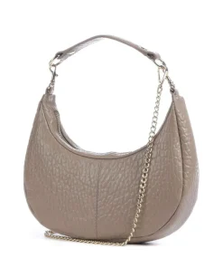 New Zealand Annabel Schultertasche genarbtes Leder taupe