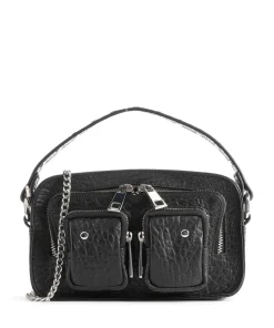 New Zealand Helena Umhängetasche geprägtes Leder schwarz