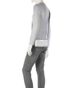 Next Umhängetasche Aluminium silber