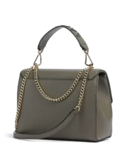 Ninon M Schultertasche genarbtes Rindsleder khaki
