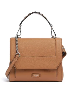 Ninon M Schultertasche genarbtes Rindsleder camel