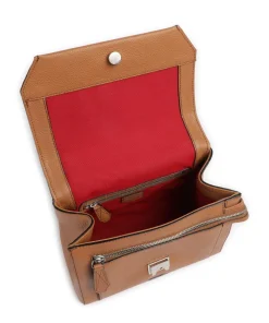 Ninon M Schultertasche genarbtes Rindsleder camel