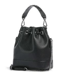 Ninon S Bucket bag genarbtes Rindsleder schwarz
