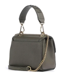 Ninon S Schultertasche genarbtes Rindsleder khaki