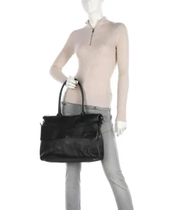 Nobi Handtasche 13″ Rindsleder schwarz