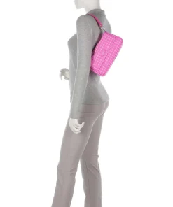 Noel Schultertasche recyceltes Polyester pink