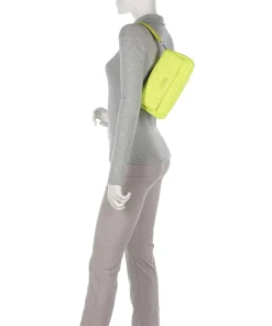 Noel Schultertasche recyceltes Polyester gelb